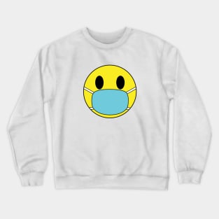 Smiley Face Mask Crewneck Sweatshirt